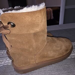 Cozy Tan Suede Women's Boots